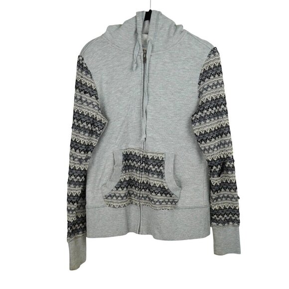 Ariat Grayson Womens Full Zip Heather Gray Hooded Jacket Size M - Picture 8 of 8